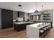 Open-concept kitchen with double island, modern cabinetry, and stainless steel appliances at 7014 E Palo Verde Ln, Paradise Valley, AZ 85253