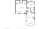 A well-designed floorplan for a park model home at 834/837 S Beryl/Aquamarine Dr, Apache Junction, AZ 85119