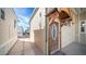 Charming front entryway with a covered porch and adjacent parking at 834/837 S Beryl/Aquamarine Dr, Apache Junction, AZ 85119