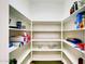 A walk-in pantry features organized shelving for ample food and kitchen storage at 11737 N 143Rd Dr, Surprise, AZ 85379