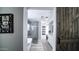 Modern bathroom featuring a standalone tub, glass enclosed shower and double sink vanity at 1207 E Alice Ave, Phoenix, AZ 85020