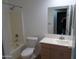 Bathroom with a shower/tub combo and a single sink vanity at 1335 E Mescal St, Phoenix, AZ 85020