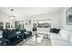 Beautiful living room showcases contemporary decor and ample natural light from expansive windows at 17414 N 56Th Way, Scottsdale, AZ 85254