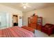 This bedroom offers ample closet space and an en suite bathroom at 18215 N Shadow Ct, Surprise, AZ 85374