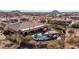 Expansive property featuring a backyard oasis with a pool, spa, outdoor kitchen, and mountain views at 2330 N Channing --, Mesa, AZ 85207