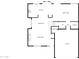 Downstairs floorplan featuring a kitchen, Gathering room, living room, dining area, and garage at 3732 E South Fork Dr, Phoenix, AZ 85044