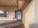 Charming front entryway with a covered porch and decorative front door at 3732 E South Fork Dr, Phoenix, AZ 85044