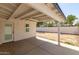 Covered patio extending into the backyard at 743 E Holmes Ave, Mesa, AZ 85204