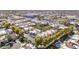 Aerial view of the community and surroundings showcasing the well-maintained landscaping at 10757 N 74Th St # 1016, Scottsdale, AZ 85260