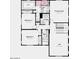 Upstairs floor plan highlighting a primary suite, bedrooms 2 and 3, plus a laundry room at 16792 W Hope Dr, Surprise, AZ 85388