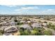 An elevated view showcasing the neatly arranged neighborhood with well-maintained landscaping at 2032 E Sierra Madre Ave, Gilbert, AZ 85296