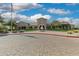 Community clubhouse featuring an attractive exterior and well-maintained landscaping at 2066 N Canelo Hls, Mesa, AZ 85207