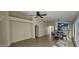 Open floorplan featuring neutral walls and ceramic tile, adjacent to dining area at 23167 W Lasso Ln, Buckeye, AZ 85326