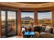 Inviting living room with scenic views and comfortable seating at 34460 N 79Th Way, Scottsdale, AZ 85266