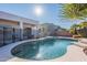 Enjoy the sunshine by this pool featuring clear water, a spa, and a spacious patio for entertaining at 3706 E Ravenswood Dr, Gilbert, AZ 85298