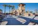 Community water park featuring waterslides and a splash pad at 3706 E Ravenswood Dr, Gilbert, AZ 85298