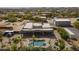 Aerial view of a home featuring a pool and spa in the backyard at 38820 N 10Th St, Phoenix, AZ 85086
