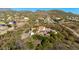 Expansive aerial view showing the house nestled in lush greenery with a pristine pool area at 44434 N 20Th St, New River, AZ 85087