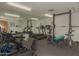 Well-equipped fitness center with treadmills, stationary bikes, and weightlifting equipment for residents at 4444 E Paradise Village N Pkwy # 132, Phoenix, AZ 85032