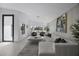 Comfortable living space featuring modern furnishings, large windows, and neutral colors at 4748 E Redfield Rd, Phoenix, AZ 85032