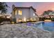 Large private pool with pavers, turf and ample room for entertaining around the pool at 4748 E Redfield Rd, Phoenix, AZ 85032