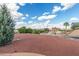 Expansive backyard featuring gravel, desert landscaping, and serene views of the surrounding landscape at 508 N Sierra Vista Dr, Wickenburg, AZ 85390