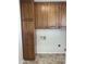 Spacious laundry room with plenty of storage and washer/dryer hookups at 10633 N 46Th Ave, Glendale, AZ 85304