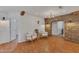 Cozy living room with stone archway and comfortable seating at 20709 N 59Th Dr, Glendale, AZ 85308