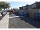 View of a backyard featuring a rock landscape and block wall fencing at 3646 N 67Th Ave # 75, Phoenix, AZ 85033