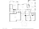 Detailed floor plan showcasing layout, including bedrooms, bathrooms, living spaces, and garage at 5323 W Rose Garden Ln, Glendale, AZ 85308