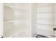 Well-organized pantry with ample shelving for all your storage needs at 909 E Desert Ln, Phoenix, AZ 85042