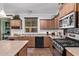 Well-equipped kitchen featuring stainless steel appliances and ample counter space at 17193 N Rosemont St, Maricopa, AZ 85138