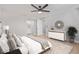 Relaxing main bedroom with ample natural light features an ensuite bathroom and generous closet space at 2157 N Recker Rd, Mesa, AZ 85215