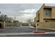 Gated entrance to a modern community with an attractive address sign at 3113 E Danbury Rd # 5, Phoenix, AZ 85032