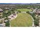 Aerial view of the community park, with multiple play structures at 3935 E Rough Rider Rd # 1267, Phoenix, AZ 85050