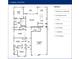 Calrosa floorplan featuring 3 bedrooms, 2 full and 1 half baths, and a 4 car tandem garage at 44815 N 44Th Dr, Phoenix, AZ 85087