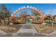 Unique, colorful playground with climbing structures and creative design elements at 5054 S Advant Ter, Mesa, AZ 85212