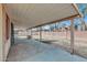 Covered back patio with a concrete floor and view of the yard at 6132 W Windsor Ave, Phoenix, AZ 85033