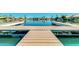 Lake view from the dock showing calm water and houses in the background at 926 W Grand Caymen Dr, Gilbert, AZ 85233