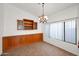 Dining room showcasing built-in hutch and lots of light at 1079 S Western Skies Dr, Gilbert, AZ 85296