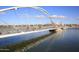 Picturesque view of the bridge at Tempe Town Lake, a stunning feature for outdoor enthusiasts at 2121 S Ventura Dr, Tempe, AZ 85282