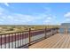 Outdoor deck overlooking the desert landscape under a clear blue sky at 2312 N Raven --, Mesa, AZ 85207