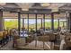 Inviting dining area with mountain views and comfortable seating at 3045 W Feather Sound Dr, Anthem, AZ 85086