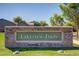 Community sign for Lakeview Trails with stone base and manicured lawn at 3875 E Appaloosa Rd, Gilbert, AZ 85296