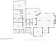 Floorplan featuring 3 bedrooms, 3 bathrooms, kitchen, living room, dining room and breakfast nook at 42001 N Bridlewood Way, Phoenix, AZ 85086
