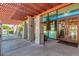 Community clubhouse entrance with shaded pergola and glass doors at 4401 E Walatowa St, Phoenix, AZ 85044