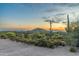 Desert street view showcases scenic mountain views and native vegetation at 10020 E Relic Rock Rd # 18, Scottsdale, AZ 85262