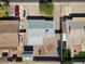 Aerial view of a well-maintained home showcasing the yard, gray roof, and neighborhood at 1757 W Argon St, Mesa, AZ 85201