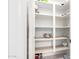 Walk-in pantry boasting ample shelving and storage, perfect for organized kitchen supplies and food at 1920 W Lindner Ave # 249, Mesa, AZ 85202