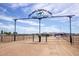Will Rogers Equestrian Ranch entrance gate with signage and equestrian details at 20329 E Bronco Dr, Queen Creek, AZ 85142